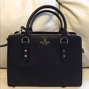 Kate Spade Pebbled Mulberry Street Lise Satchel